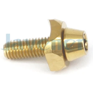 Arandela cóncava perno tornillo titanio dorado GR5 M5x16 mm para desviador delantero de bicicleta - Imagen 1 de 4