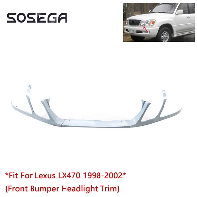 Parachoques delantero embellecedor de faros debajo de imprimación de red para Lexus LX470 1998-2002 Foto 1 de 4