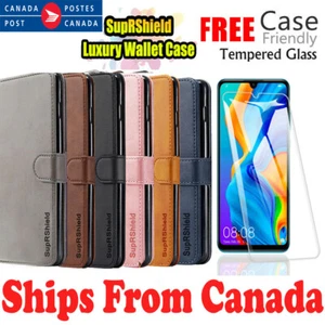 For Huawei P30 Pro Lite Wallet Leather Card Holder Shockproof Flip Cover Case - Picture 1 of 36