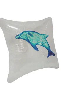 (22754) COJIN FLOTADOR PLASTICO BAÑO VENTOSA DELFIN VARIADO PARA PISCINA, PLAYA - Picture 1 of 1