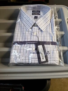 Stafforf Herren Knopf lila Tatersal 19/34-35 groß neu - Bild 1 von 3