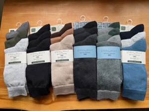 Calcetines de mezcla de bambú o poliéster de acero y gelatina 3 pares zapatos premium de EE. UU. talla 7-12 - Imagen 1 de 44