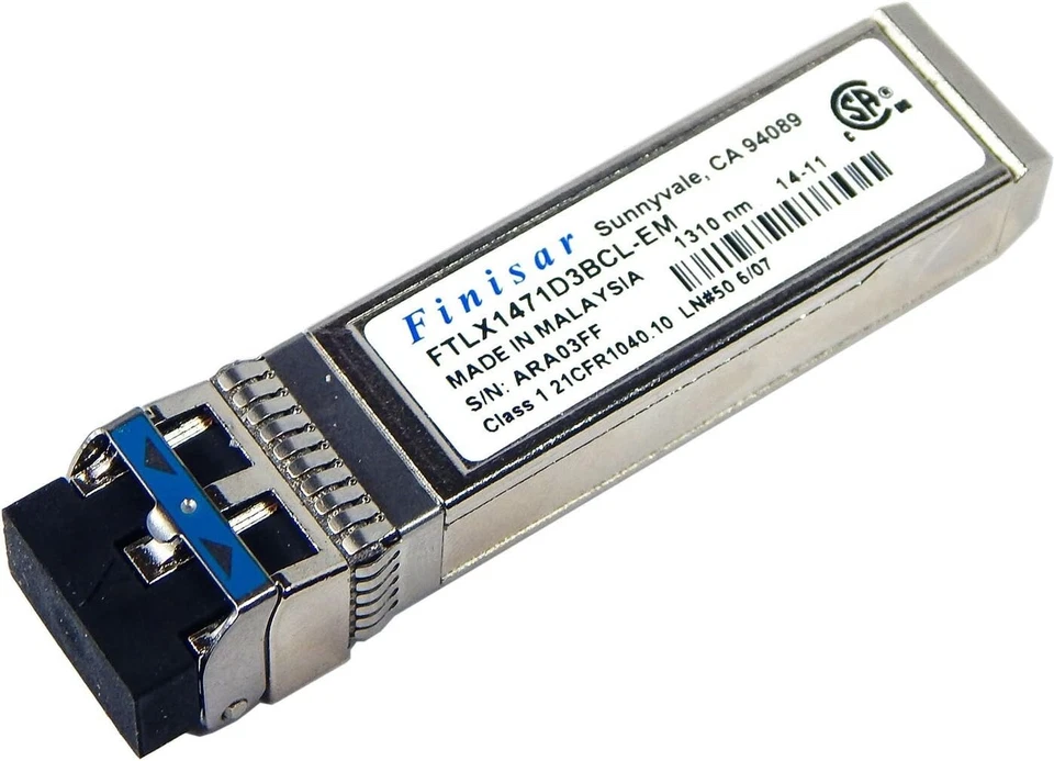 Emulex OC10-LR-OPT-1 10GBASE-LR SFP+ 1310nm SMF FTLX1471D3BCL-EM - Image 1 of 1