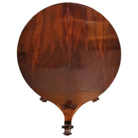 Antique English William IV Rosewood Tilt-Top Breakfast Table Circa 1830 Cover