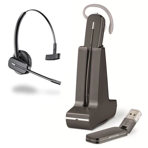 Plantronics Savi W440/A USB Wireless DECT 1.8 GHz PC Headset with D100/A Dongle - Image 1 of 1