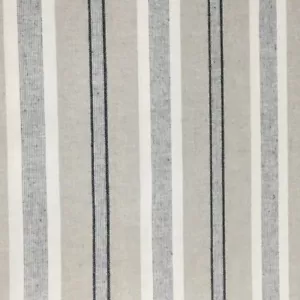 "Tela cortina de lino francés de varias rayas gris 280 cm/108" de Princeton" de ancho - Imagen 1 de 4