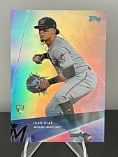 2020 Topps X Steve Aoki Isan Diaz Rainbow Foil #73 Miami Marlins