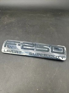 05-07 Ford F250 F-250 Lariat Super Duty Fender Badge Logo Plate OEM - Picture 1 of 7
