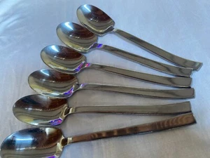"CUBIERTOS DE ACERO INOXIDABLE IKEA CHINA ""MANTECA DE CERDO"" (6) CUCHARAS DE SOPA 8" - Imagen 1 de 4