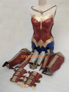Wonder Woman Diana Prince Female Adult Dress Cosplay Party Costume Armor Suit - Picture 1 of 10