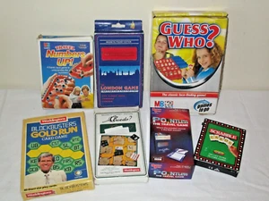 Collection of 7 Travel Games - scrabble,cluedo, london game, guess who, ++ comp. - Picture 1 of 5