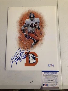 DENVER BRONCOS- FLOYD LITTLE SIGNED AUTOGRAPH 8.5x11 PHOTO PICTURE PSA COA HOF - Picture 1 of 7