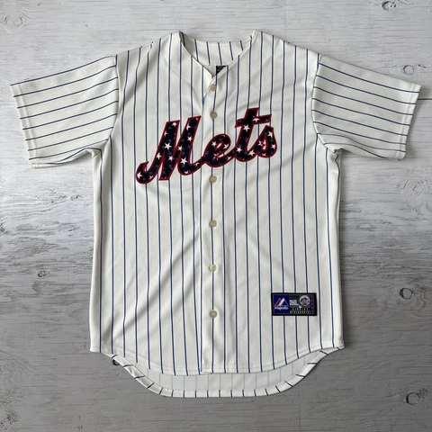 Rare! Majestic David Wright #5 NY New York Mets 4th Of July Jersey Size Medium M Cover