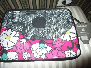 NEW POTTERY BARN TEENS GEAR ZIO ZIEGLER SKULL LAPTOP 14.5 X 10.5  ZIPPER CASE - Afbeelding 1 van 3