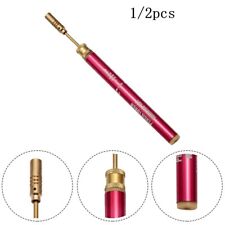 Pink Cordless Refillable Butane Gas Pencil Torch with Adjustable Flame