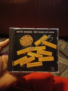 Kenny Rogers Ten Years Of Gold Autographed Signed CD Very Rare Auto - Picture 1 of 3