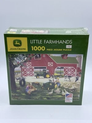 John Deere Little Farmhands 1000 Piece Jigsaw Puzzle (19 1/4"x26 5/8") ~ Sealed - Image 1 of 4