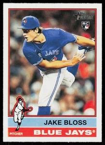 2025 TOPPS HERITAGE JAKE BLOSS #147 Baseball CARD Rookie BLUE JAYS RC - Picture 1 of 2