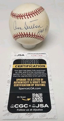 Don Sutton Signed Rawlings Jackie Robinson 50th Anniversary Baseball JSA COA A5 - Image 1 of 4