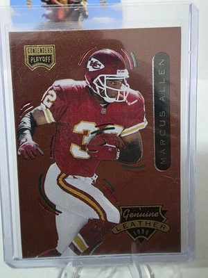 1996 Playoff Contenders Leather - Marcus Allen #31 - Image 1 of 3