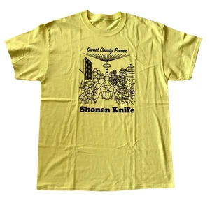 Rare Shonen Knife Sweet Candy Flower Yellow S-5XL Shirt AA462 - Bild 1 von 4