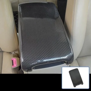 For Toyota Camry 12-16 Armrest Cover, Carbon Fiber Pattern, Mahogany Pattern - Picture 1 of 4