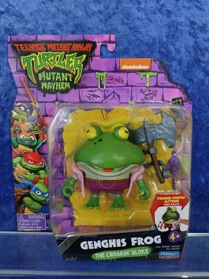 Playmates TMNT Teenage Mutant Ninja Turtles Mutant Mayhem MOC Genghis Frog 2023 - Image 1 of 4