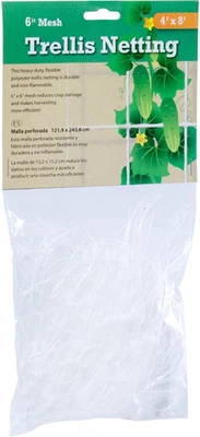 Hydrofarm HGN84 гибкий полиэтилен, 4 X 8', 6 «сетчатая решетка сетки, 4 X 8 футов - Изображение 1 из 4