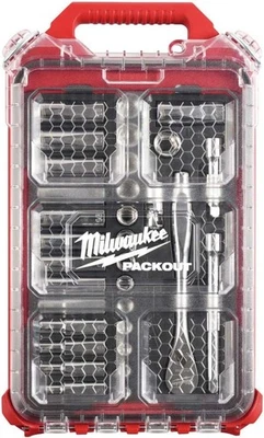 Milwaukee 48-22-9482 32-Piece Metric 3/8 in. Mechanics Ratchet and Socket Set wi - Image 1 of 4
