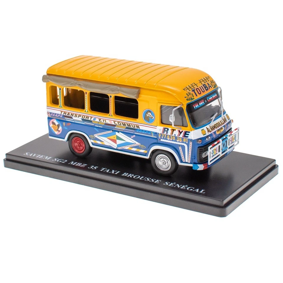 Saviem SG2 MBZ TAxi Brousse Senegal 1977 Hachette 1:43 VAN DIECAST - Image 1 of 1