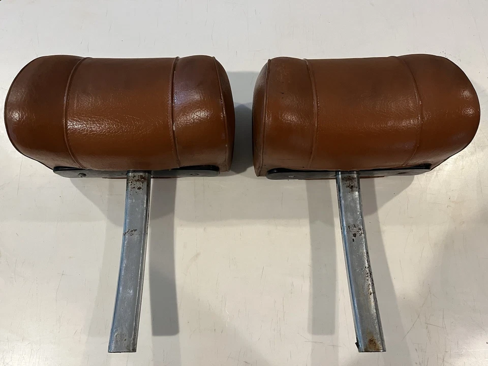 JUEGO DE REPOSACABEZAS MG MIDGET MGB-GT MARRÓN SILLÍN Foto 1 de 1