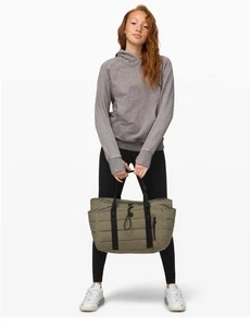 Lululemon Scuba Pullover Hoodie Washed Chrome Grey Sz 8 Relaxed Soft Thick Warm  - Picture 1 of 8