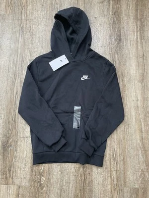 Nike Kids Fleece Pullover Hoodie Sz Large Black FD3000-010 - Image 1 of 4
