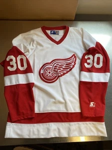 CCM Large White Detroit Red Wings Chris Osgood #30 Vintage NHL Hockey Jersey - Picture 1 of 23