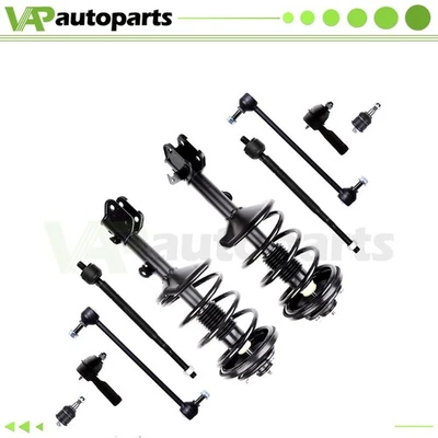 Front Struts Shocks Steering Parts Kit Ball Joint For 1999-2001 Honda Odyssey Foto 1 de 4