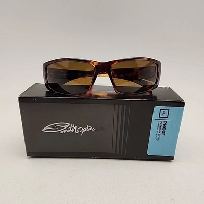 BAD LENS Smith Optics Proof Tortuga Polarizado Marrón Lente Envolvente Gafas de Sol Italia Foto 1 de 4
