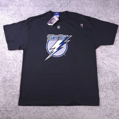 VTG Tampa Bay Lightning Shirt Men Large Johan Holmqvist Reebok Y2K Deadstock NWT - Image 1 of 4