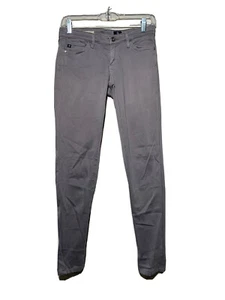 AG Adriano Goldschmied The Stilt Cigarette Jean Leg Gray Dark Wash Pant Size 25R - Picture 1 of 12