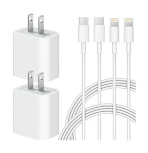 iPhone Super Fast Charger iPad Charger 20W US C Wal Charer with 6FT Fast Char... - Picture 1 of 7