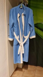 Bademantel aus Microfaser, blau/weiß, Damen, Größe S, sehr guter Zustand - Bild 1 von 7
