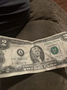 2003 Series A 2 dollar bill - Picture 1 of 1