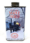 Vermont MAPLE SYRUP 1/2 PINT METAL TIN CAN Graphic Advertising - VINTAGE 