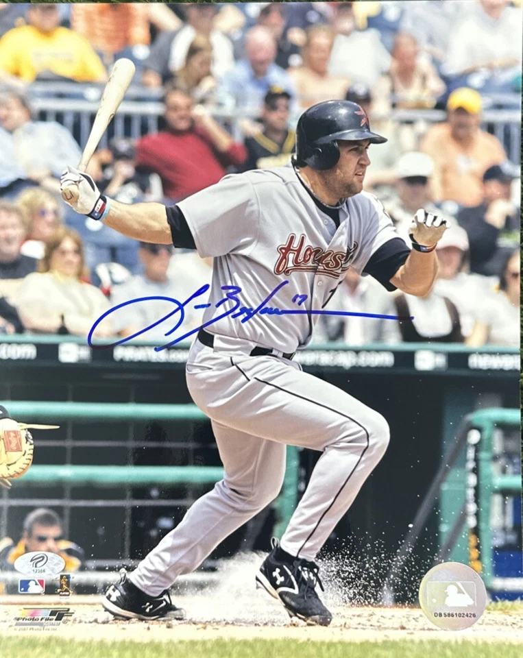 LANCE BERKMAN Houston Astros Baseball Autographed 8x10 Photo - Изображение 1 из 1