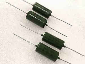 4x K42Y-2 PiO Metallized Paper Audio Capacitor USSR 0.22uF 160V Military Grade - Picture 1 of 4