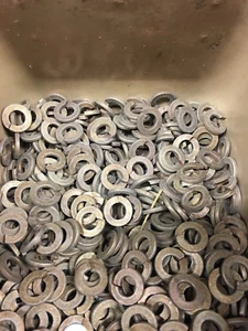 100 gezählt.           (1/4 ZOLL GRADE 100 GETEILTE SICHERUNGSSCHEIBEN - Bild 1 von 2