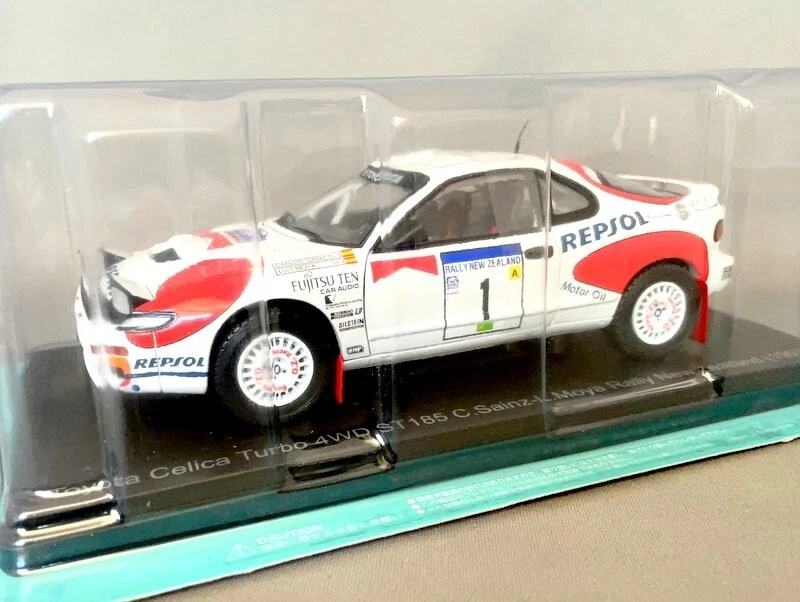 1/24 Japanese Cars Collection 197 Toyota Celica Turbo 4WD 1992 Rally NZ Hachette - Immagine 1 di 4