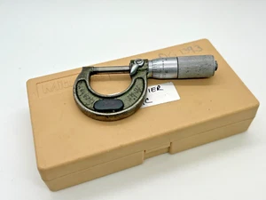 Micrómetro exterior MITUTOYO Vernier - 0-1", .0001, con estuche - Imagen 1 de 3