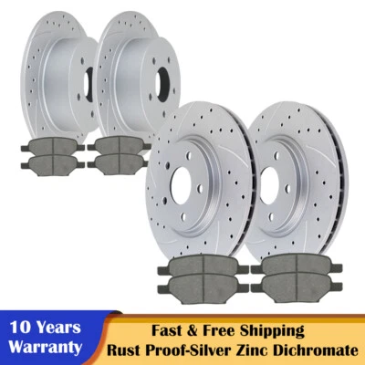 Front Rear Brake Rotors and Pads for Chevy Cobalt Malibu HHR Pontiac G6 Saturn - Image 1 of 4