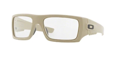 OAKLEY INDUSTRIAL DET-CORD Safety Glasses OO9253-1761 Desert Tan w/ CLEAR Z87.1 - Image 1 of 2