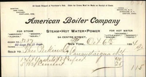 1897 New York New York (NY) American Boiler Company Theo Perkins - Picture 1 of 2